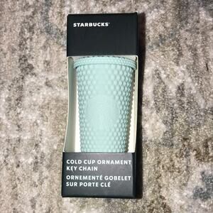 New Starbucks Cold Cup Studded Key Chain